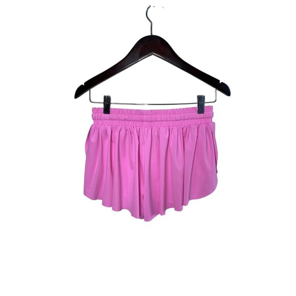 LuoGongZi Womens Elastic Waist Pink Running Shorts M - Picture 2 of 6
